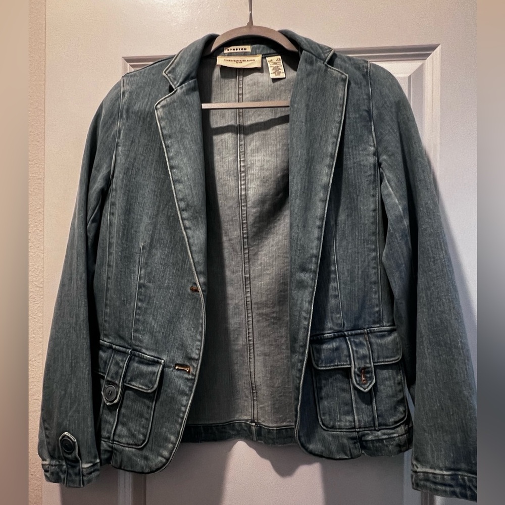 Denim Blazer - image 1